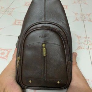 Fashionable men's and women's crossbody backpacks